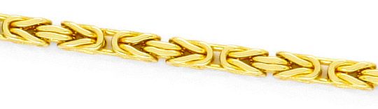 Foto 2 - Königskette Goldkette massiv Gelbgold 18K/750 Karabiner, K2415