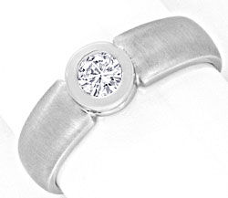 Foto 1 - Moderner Brillant-Diamant-Ring 14K Weißgold, S3583